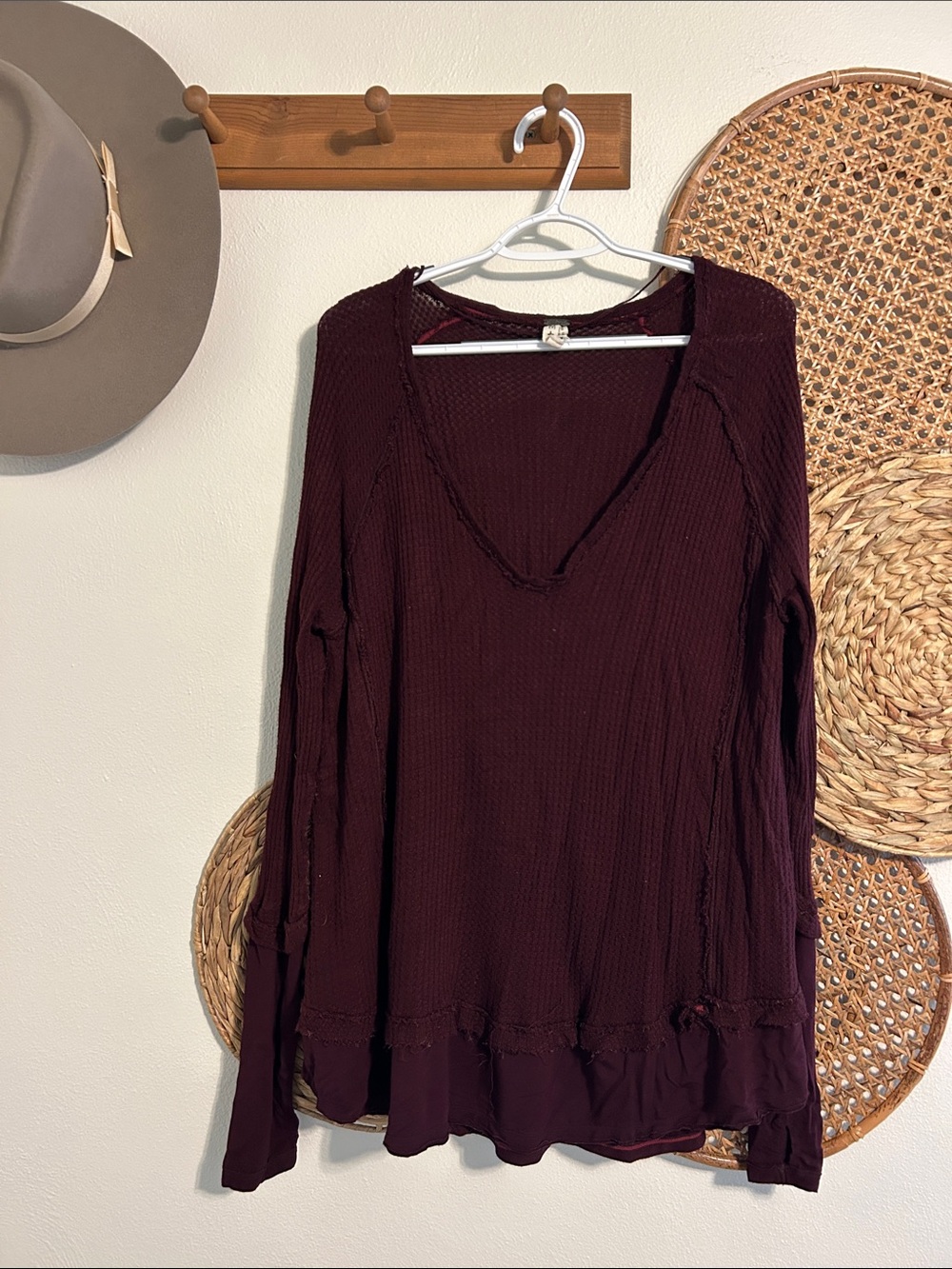 Free People We the Free Henley Size Medium